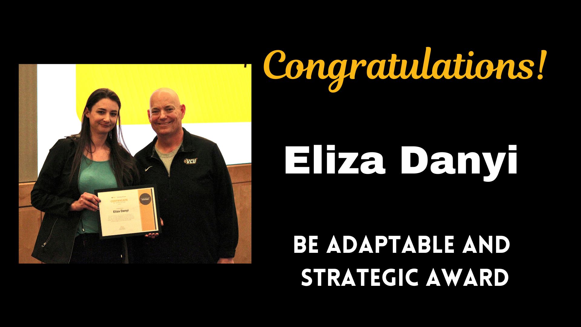 Pic of award winner.