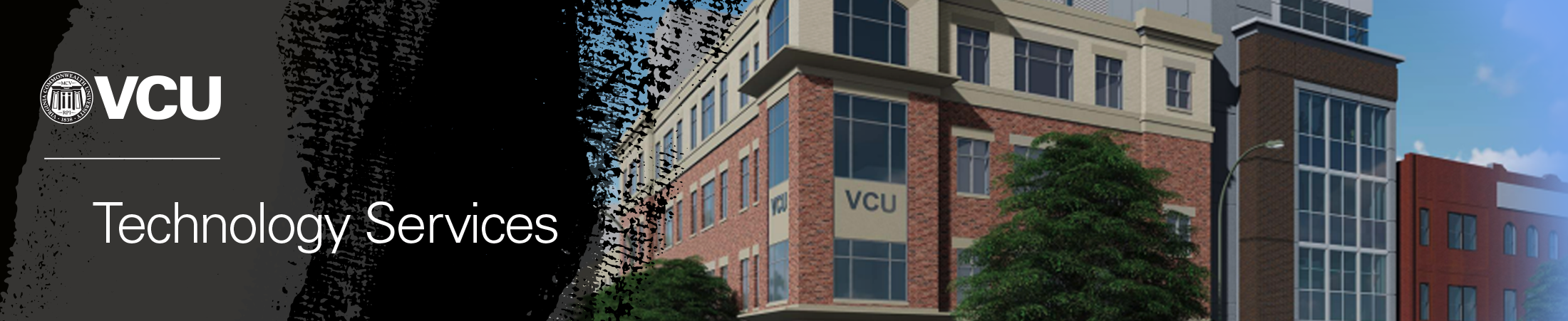 VCU Technology Services with building rendering